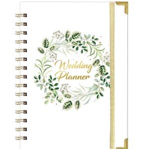 White and Gold Wedding Planner